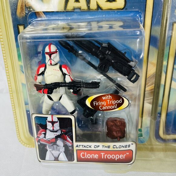 Star Wars Attack Of The Clones Bonus Pack Clone Trooper & Anakin Skywalker 2002 - Picture 5 of 8